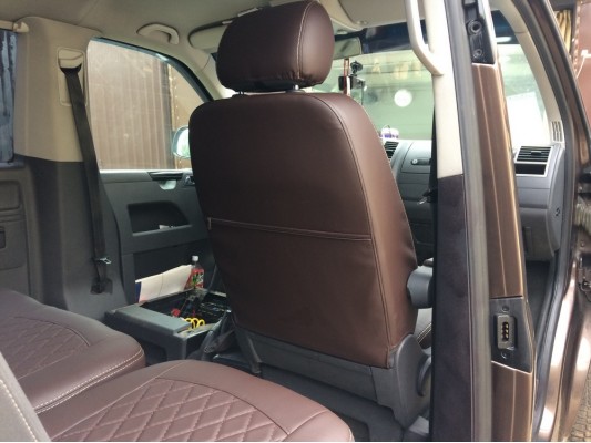 Авточехлы на Volkswagen Caravelle T5 Авточехлы на Volkswagen Caravelle T5