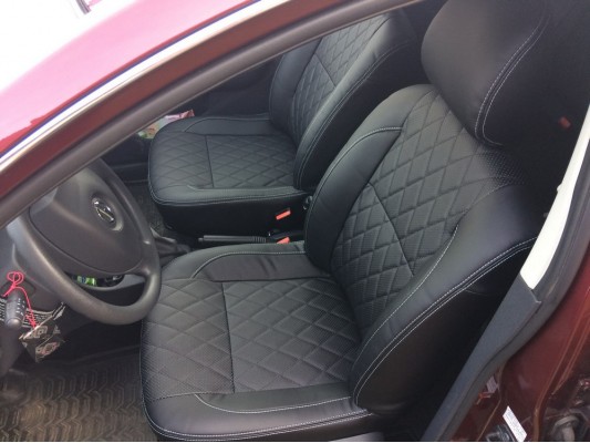 Каркасные авточехлы на Nissan Almera G15 Каркасные авточехлы на Nissan Almera G15