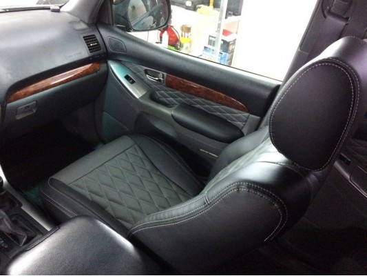 Каркасные авточехлы на Toyota Land Cruiser Prado 120 Каркасные авточехлы на Toyota Land Cruiser Prado 120